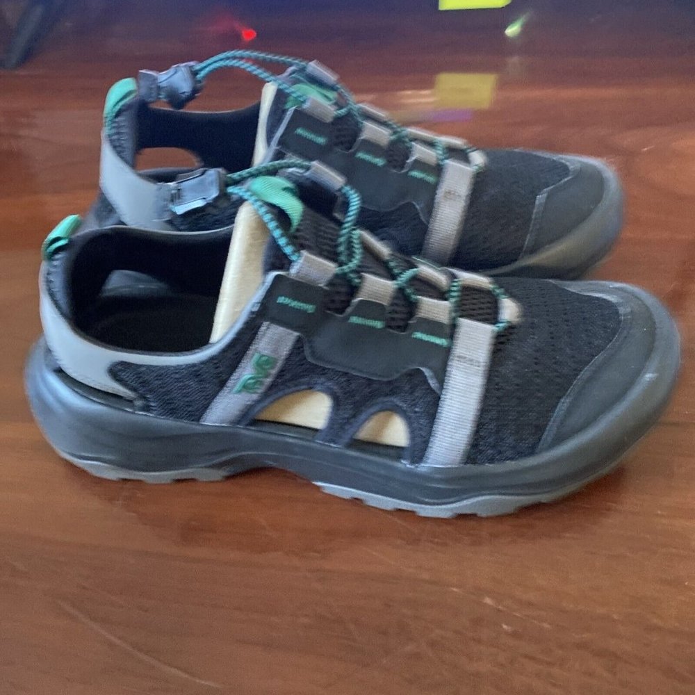 Teva W Outflow CT Black Grey Women Outdoors Water Sandals 1134364 Size 10